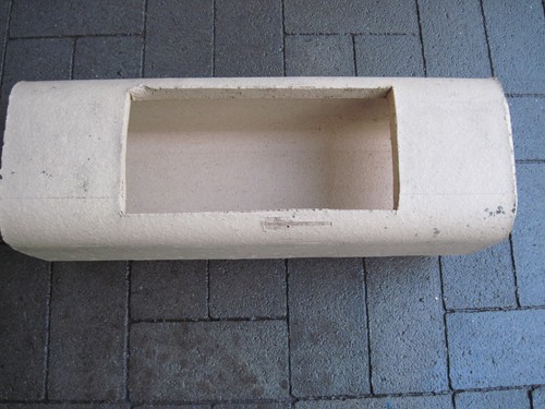 Schamotterohr 12x12cm lichte - schamotterohr,