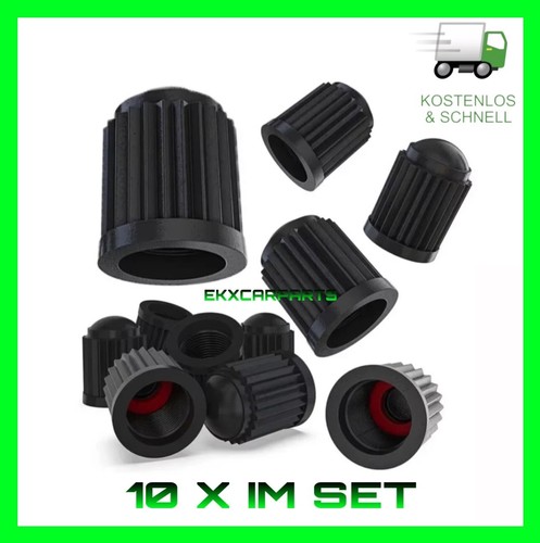 10x ventilkappe kunststoff mit - 10x,