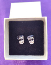  Eulen Ohrringe (Studieneule) in einer weißen Schachtel für Damen Kinder Mädchen