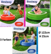 Bestway 122cm Kinder Pool Planschbecken Schwimmbecken Badespaß Kinderpool NEU ..