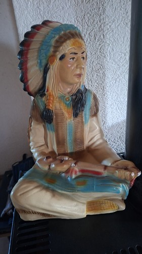 Sitzender indianer figur - indianer,,