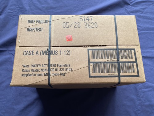 Military mre case 12 - case, –