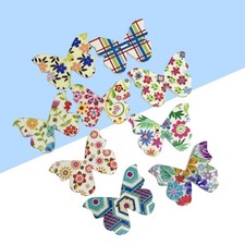  50 Pcs Holzknöpfe Für