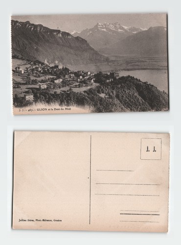 Glion und der - ak, dent