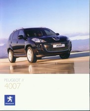 PEUGEOT   4007 - 32-seitiger Prospekt von 2008