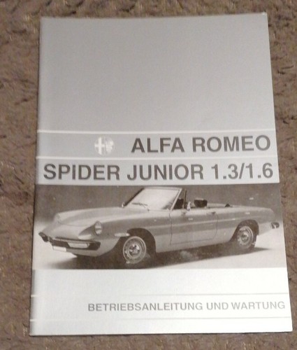 Alfa romeo spider - romeo, junior