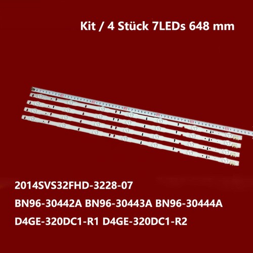 4pcs led streifen für - 4pcs, samsung