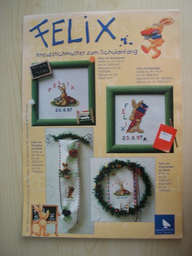 Felix mit schulranzen - felix,