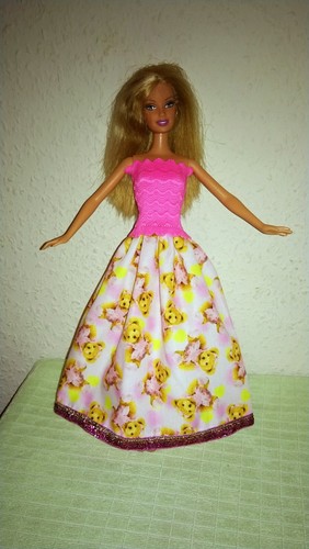 Barbie puppen kleid glitzer - puppen,