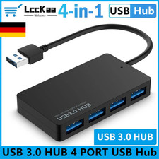 USB 3.0 HUB 4 Port Verteiler Splitter Adapter Super Speed Datenhub für Laptop PC