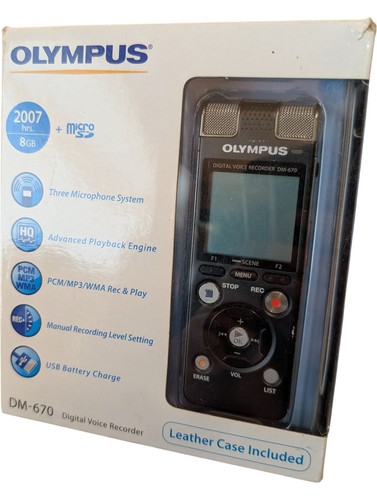 Olympus 670 digital voice - dm-670,