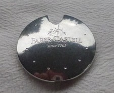 Faber Castell Bleistiftspitzer Metall rund Spitzer Bleistift  Einzelstück