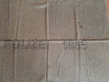 alte Pferdedecke Polizei 1939 Armee Deutschland Wolldecke Wolle Decke Wehrmacht