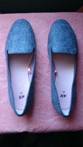 Paar flache schuhe 37 - gr.,