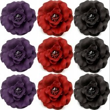 9x HAARBLUME Ansteckblume