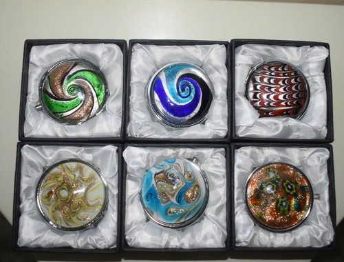 Pillendose mit glasdeckel - mit,