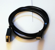 3m VGA-auf-Display-Port-Kabel (passiv) Beamer, Monitors, Notebook - Hervorragend
