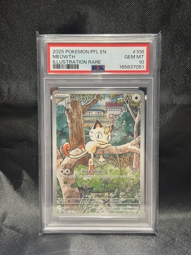 Meowth psa pokemon pfl - psa, 10