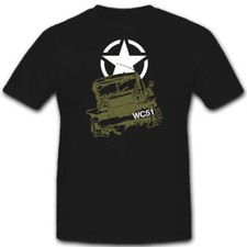 		WC 51 US United States Army LKW Fahrzeug WK 2 Geländewagen - T Shirt #9112