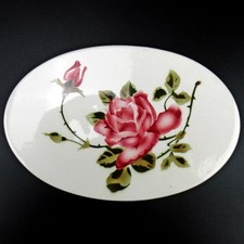 Jugendstil Keramik Platte um
