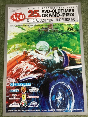 Original rennplakat - original,