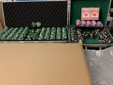 Casino Pokerchips Dollar ? Wert goldprägung Ca 790 Chips 