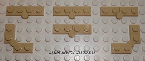 Lego platte scharnier - scharnier, 1x2