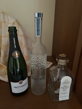 Taittinger Champagner, Ziegler, Vodka Flasche LEER Deko Luxus