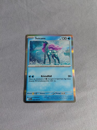 Pokémon karte suicune - karte,