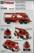 Preiser 31269 Kranwagen KW 16