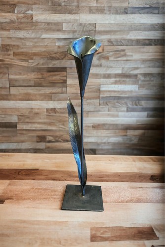 Eisenlilien skulptur schmiede - eisenlilien,