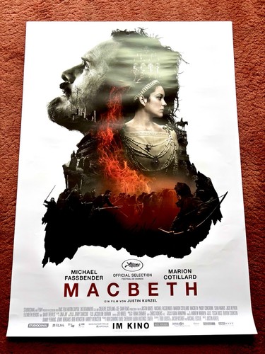 Macbeth kinoplakat poster - poster, a1