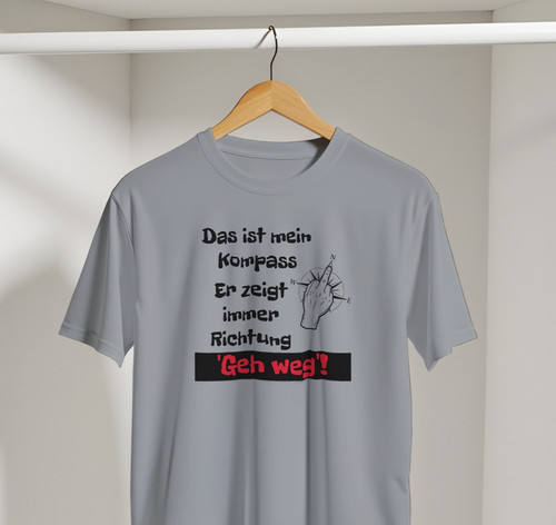 Mittelfinger shirt geh - mittelfinger, t-shirt