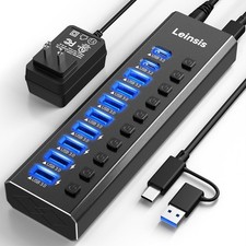 Powered USB Hub 3.2, 10-Port