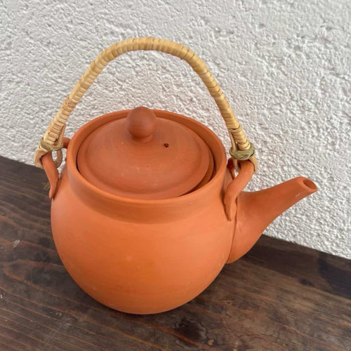 Orange ton keramik - orange, ton-/keramik-teekanne