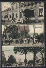 AK Arensdorf /Lebus, Gasthof Jägersruh v. J. Weinberg, Postagentur, Dirfstrasse 