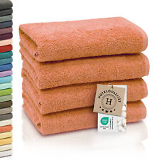 4er Set Handtücher Frottierhandtuch Gästetuch 100% Baumwolle flauschig