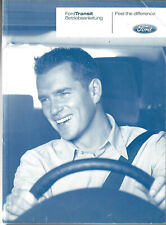 FORD TRANSIT Bedienungsanleitung 2006 2007 Betriebsanleitung Handbuch BA
