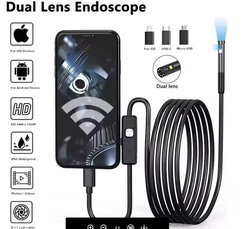 Endoskop dual lens - lens, 5m