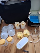 Medela Freestyle Flex elektrische Doppel Milchpumpe Brustpumpe Stillzubehör