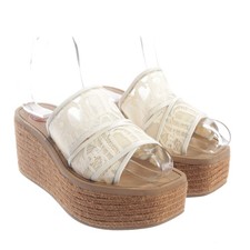 Wedges Chloé Weiß Braun 37
