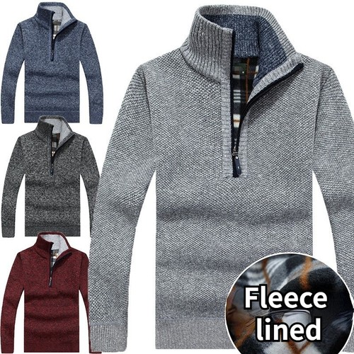 Herren strickpulli stehkragen - herren,