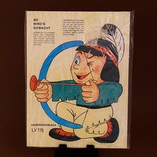 1960er Laubsägearbeit Vorlage