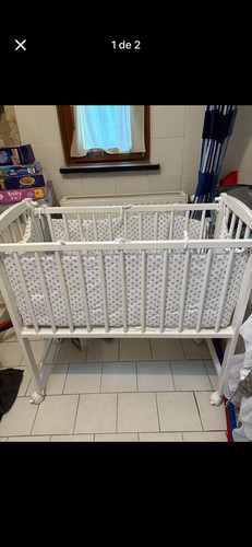 Weißes kindergitterbett aus - weißes,