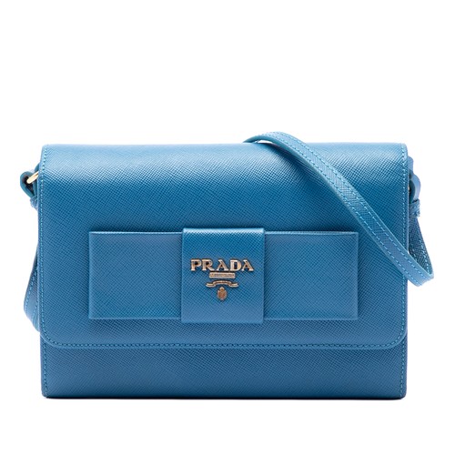Prada saffiano lux - bow, wallet