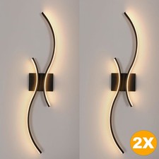 2X LED Wandleuchte 3000K 80cm Moderne Wandlampe Korridor Wohnzimmer Restaurant