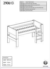 Steens For Kids »Halbhochbett« Weiß Model 290613 1 050