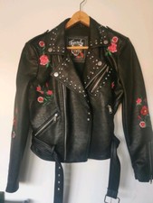 Superdry Damen Kunstlederjacke  Größe 36/XS/S Wie neu