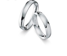 2x950 Platin Eheringe