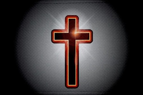 Aufnäher christen kreuz rot - kreuz,
